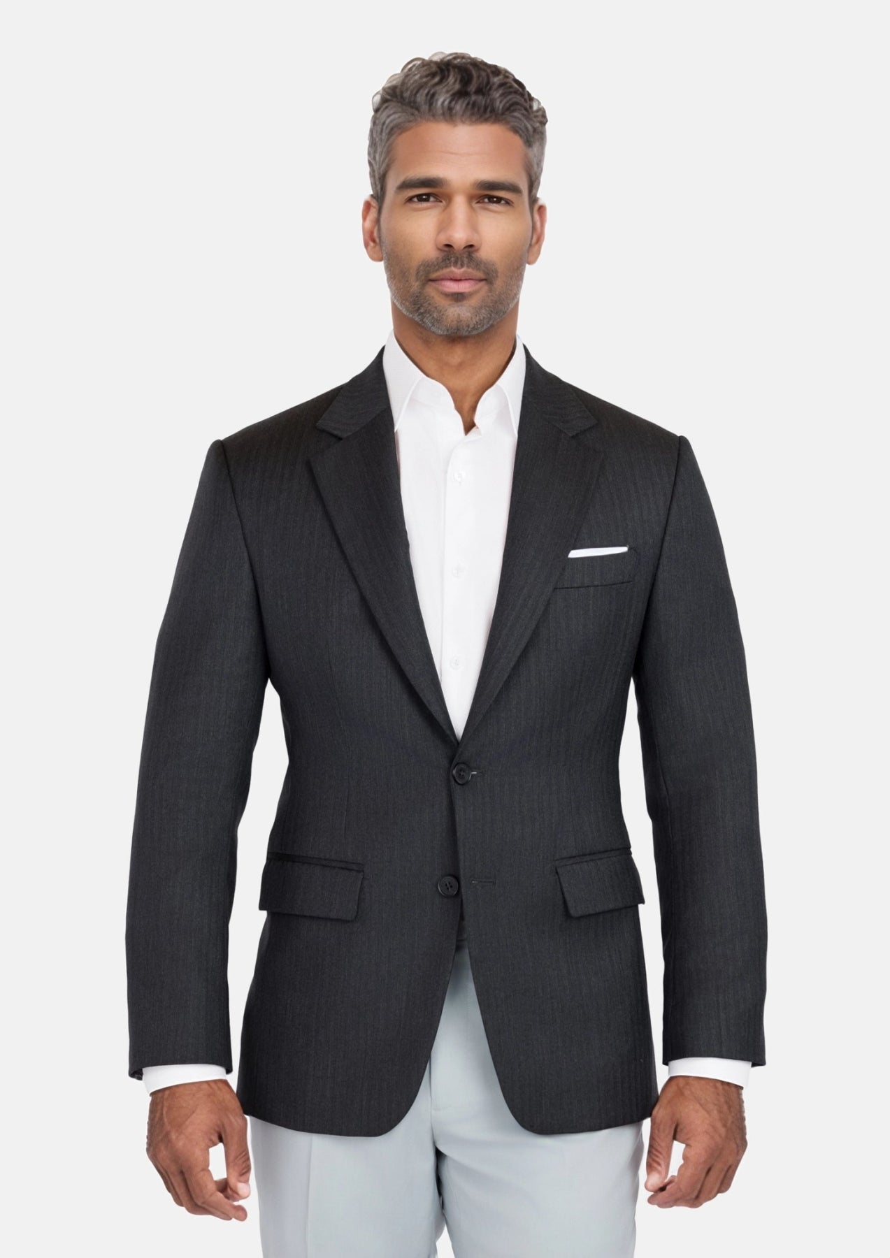 Charcoal Smoke Astor Jacket - SARTORO
