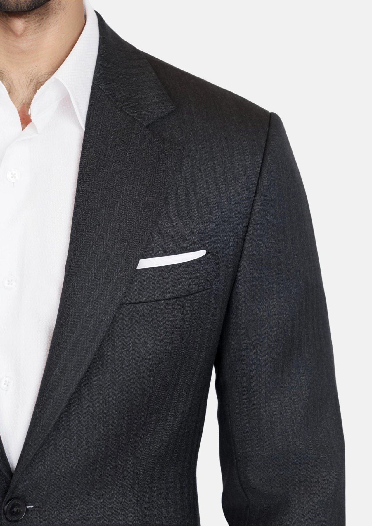 Charcoal Smoke Astor Jacket - SARTORO