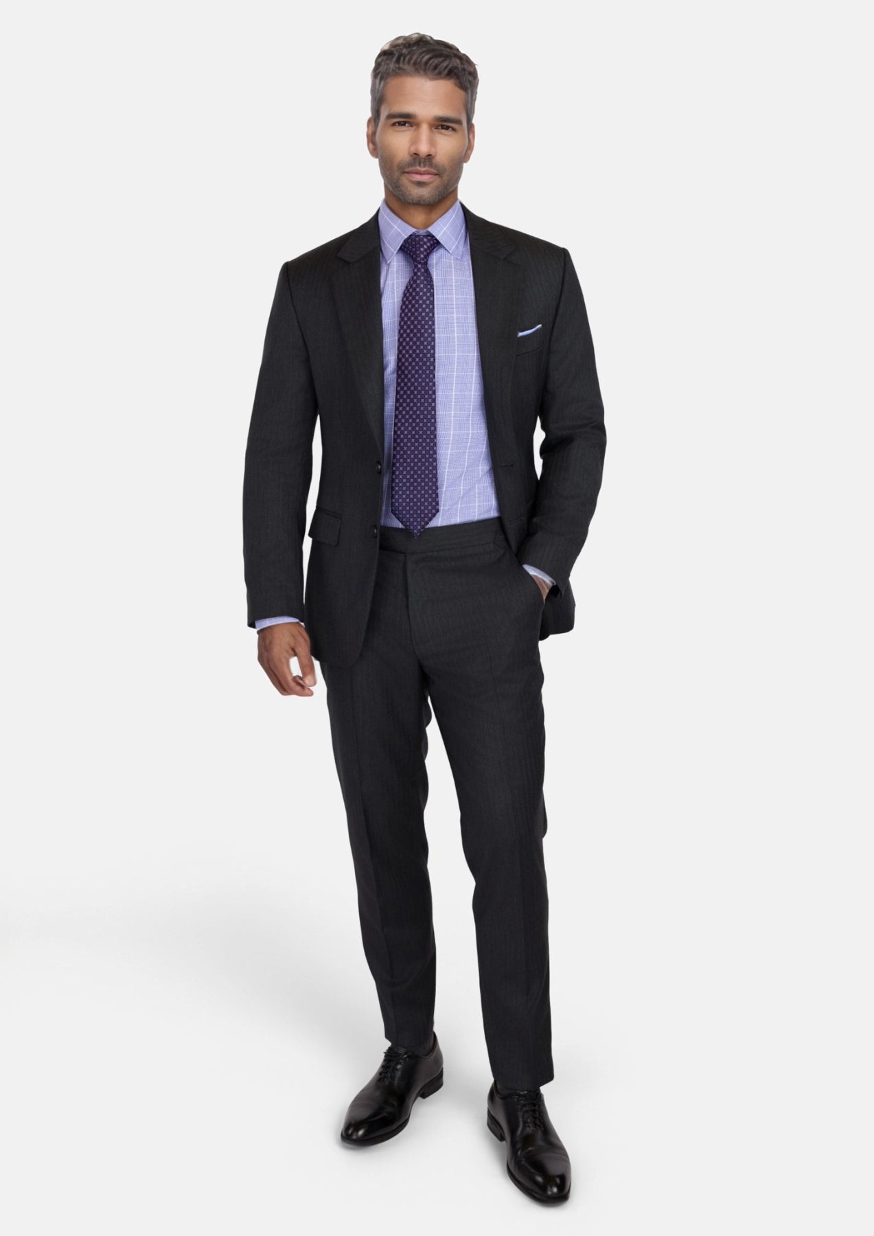Charcoal Smoke Astor Suit - SARTORO