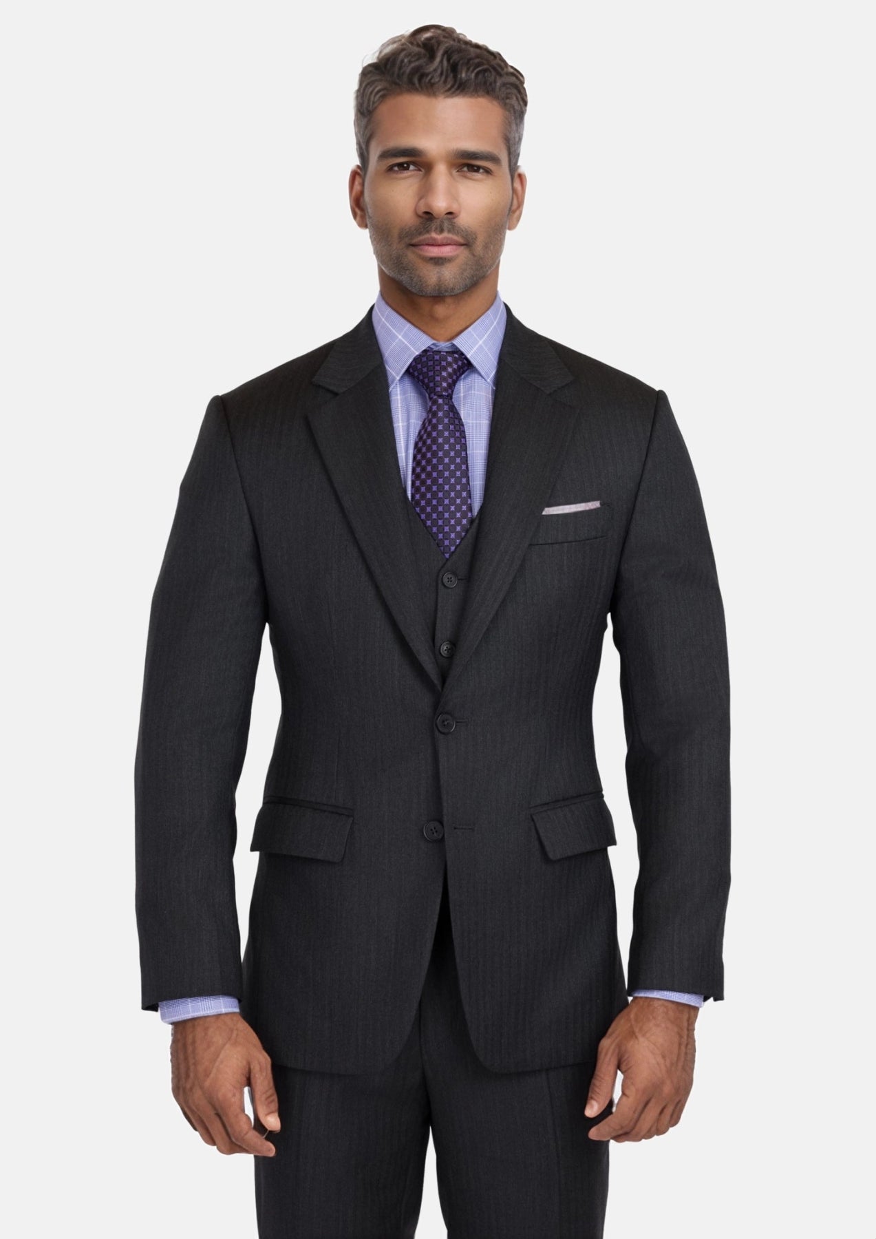 Charcoal Smoke Astor Suit - SARTORO