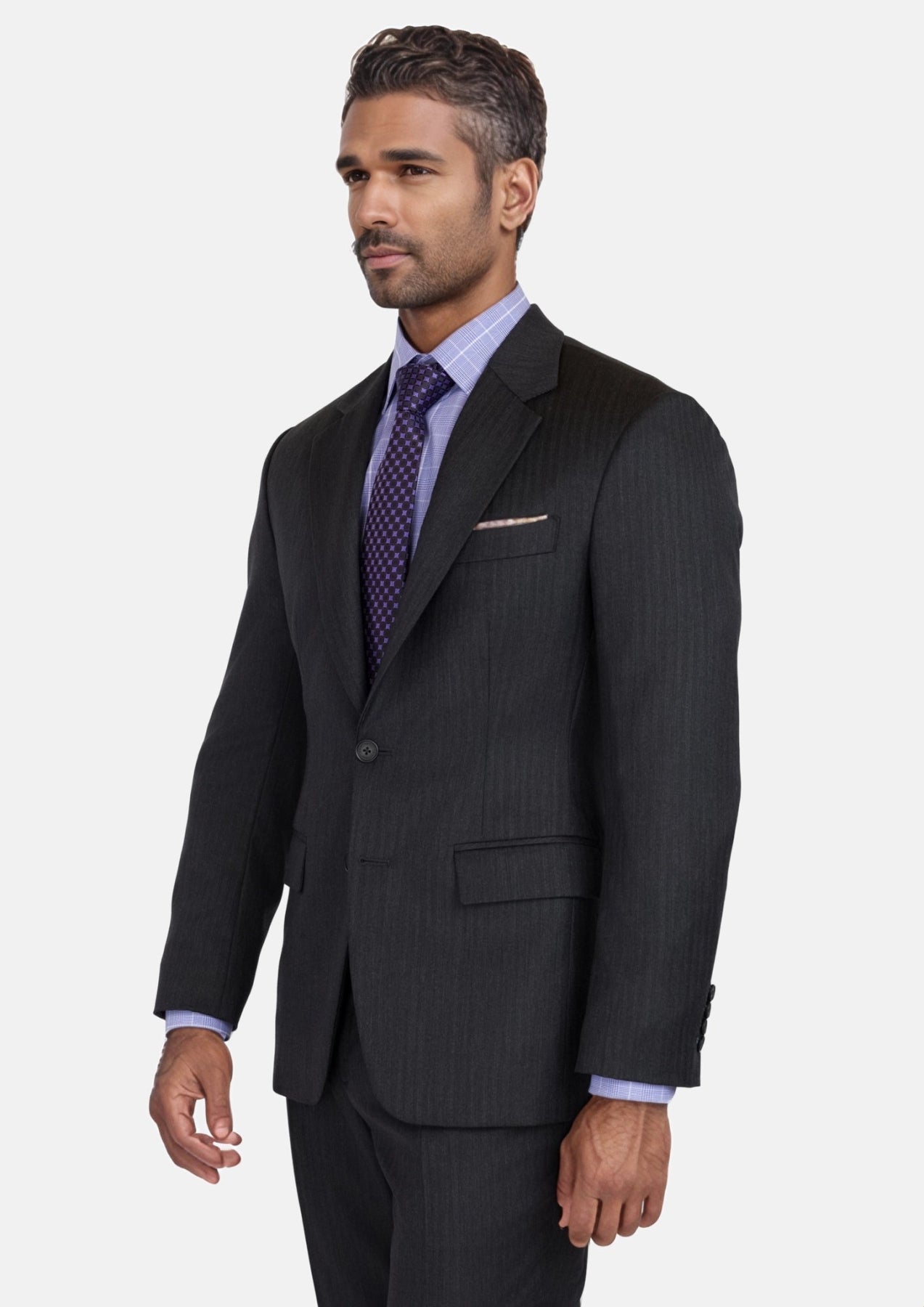 Charcoal Smoke Astor Suit - SARTORO