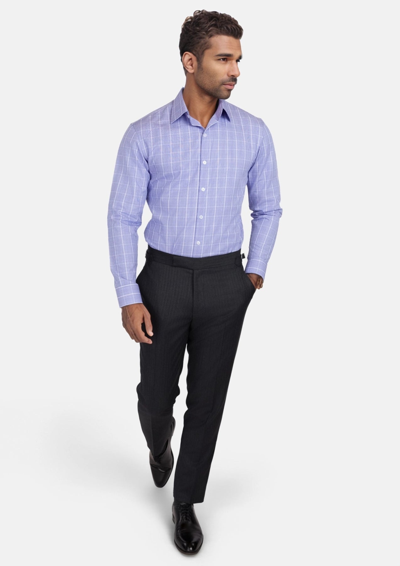 Charcoal Smoke Pants - SARTORO