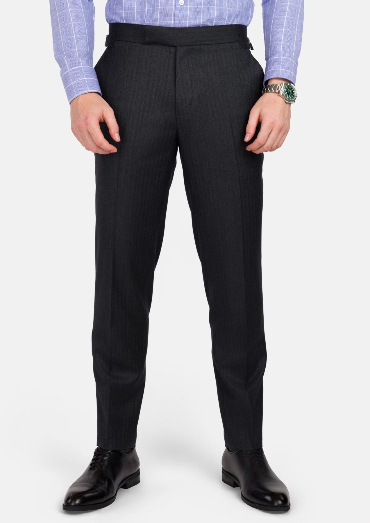 Charcoal Smoke Pants - SARTORO