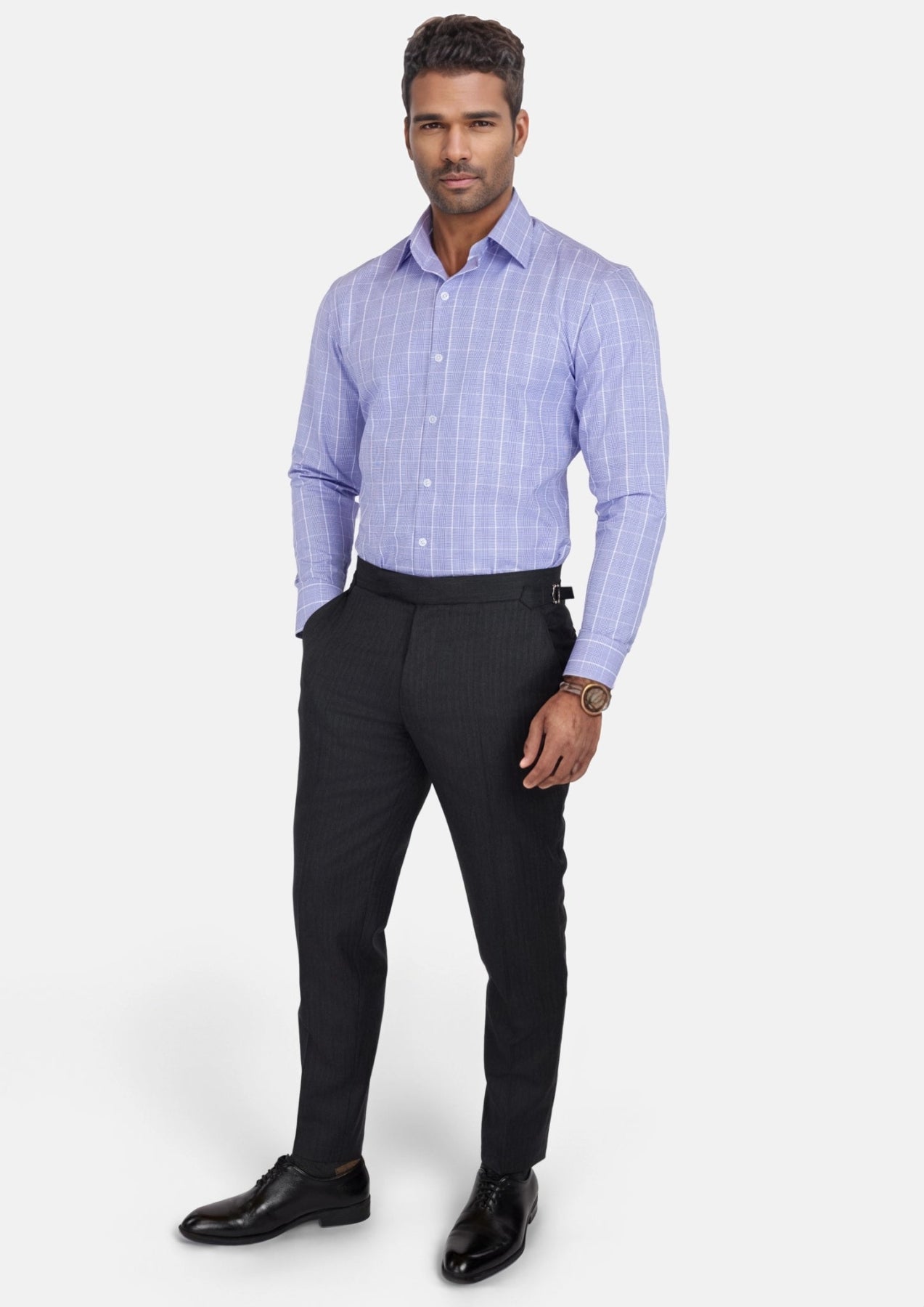 Charcoal Smoke Pants - SARTORO