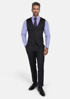Charcoal Smoke Vest - SARTORO942
