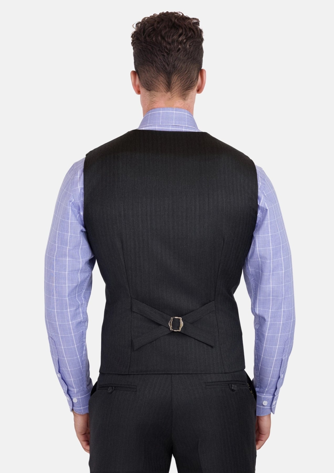 Charcoal Smoke Vest - SARTORO