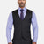 Charcoal Smoke Vest - SARTORO