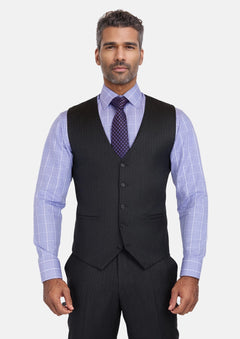 Charcoal Smoke Vest - SARTORO