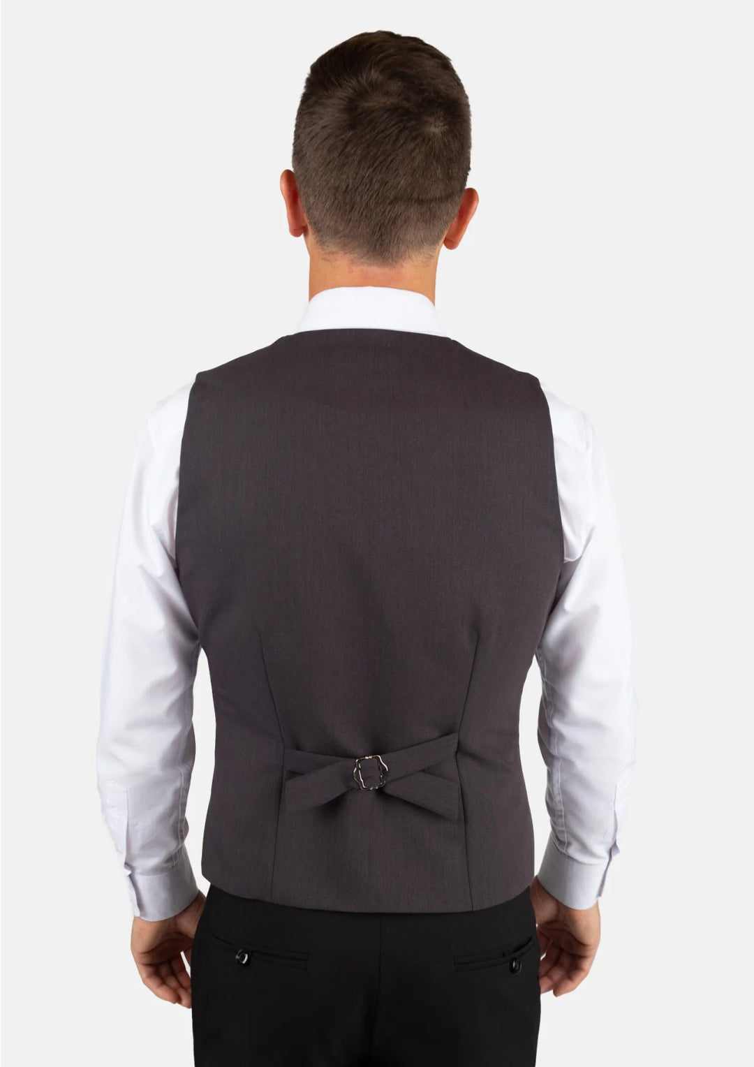 Charcoal Stretch Vest - SARTORO