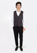 Charcoal Stretch Vest - SARTORO