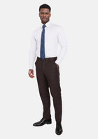 Chocolate Brown Flannel Pants - SARTORO612