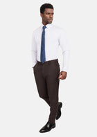 Chocolate Brown Flannel Pants - SARTORO999
