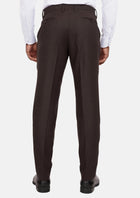 Chocolate Brown Flannel Pants - SARTORO234