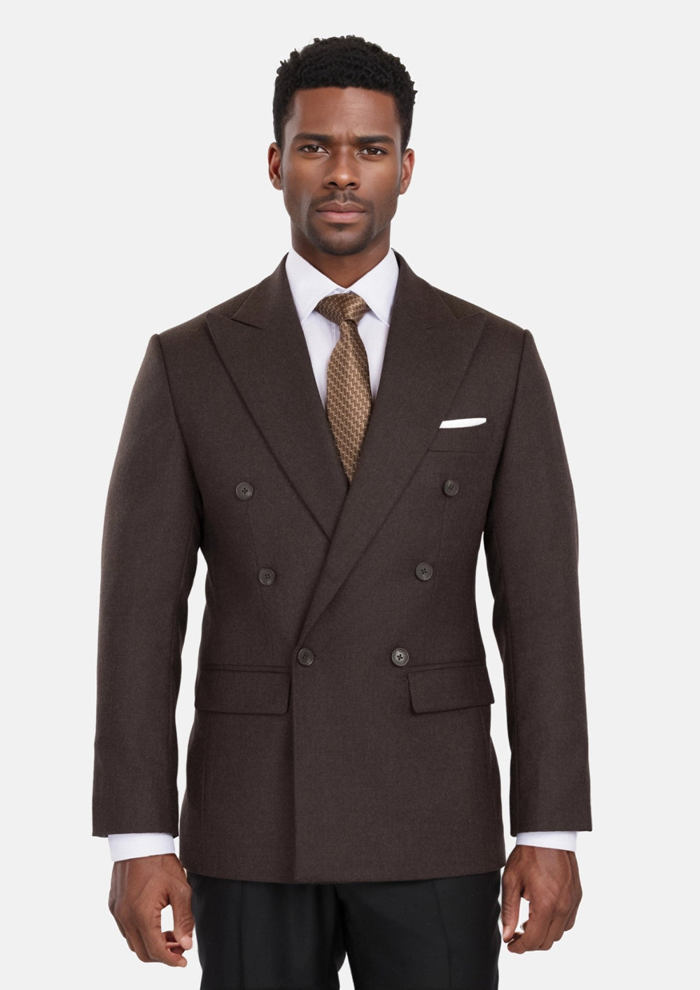 Chocolate Brown Flannel Jacket809