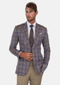 Cincinnati Lilac Checked Bamboo Jacket - SARTORO