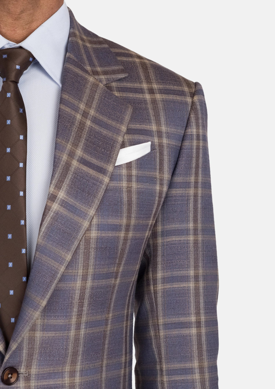 Cincinnati Lilac Checked Bamboo Jacket - SARTORO