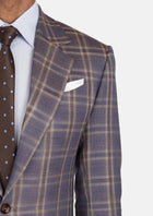 Cincinnati Lilac Checked Bamboo Jacket - SARTORO145
