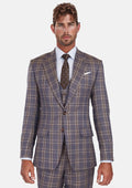 Cincinnati Lilac Checked Bamboo Suit - SARTORO