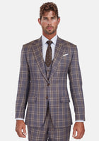 Cincinnati Lilac Checked Bamboo Suit - SARTORO620