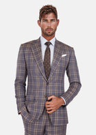 Cincinnati Lilac Checked Bamboo Suit - SARTORO851