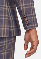 Cincinnati Lilac Checked Bamboo Suit - SARTORO511
