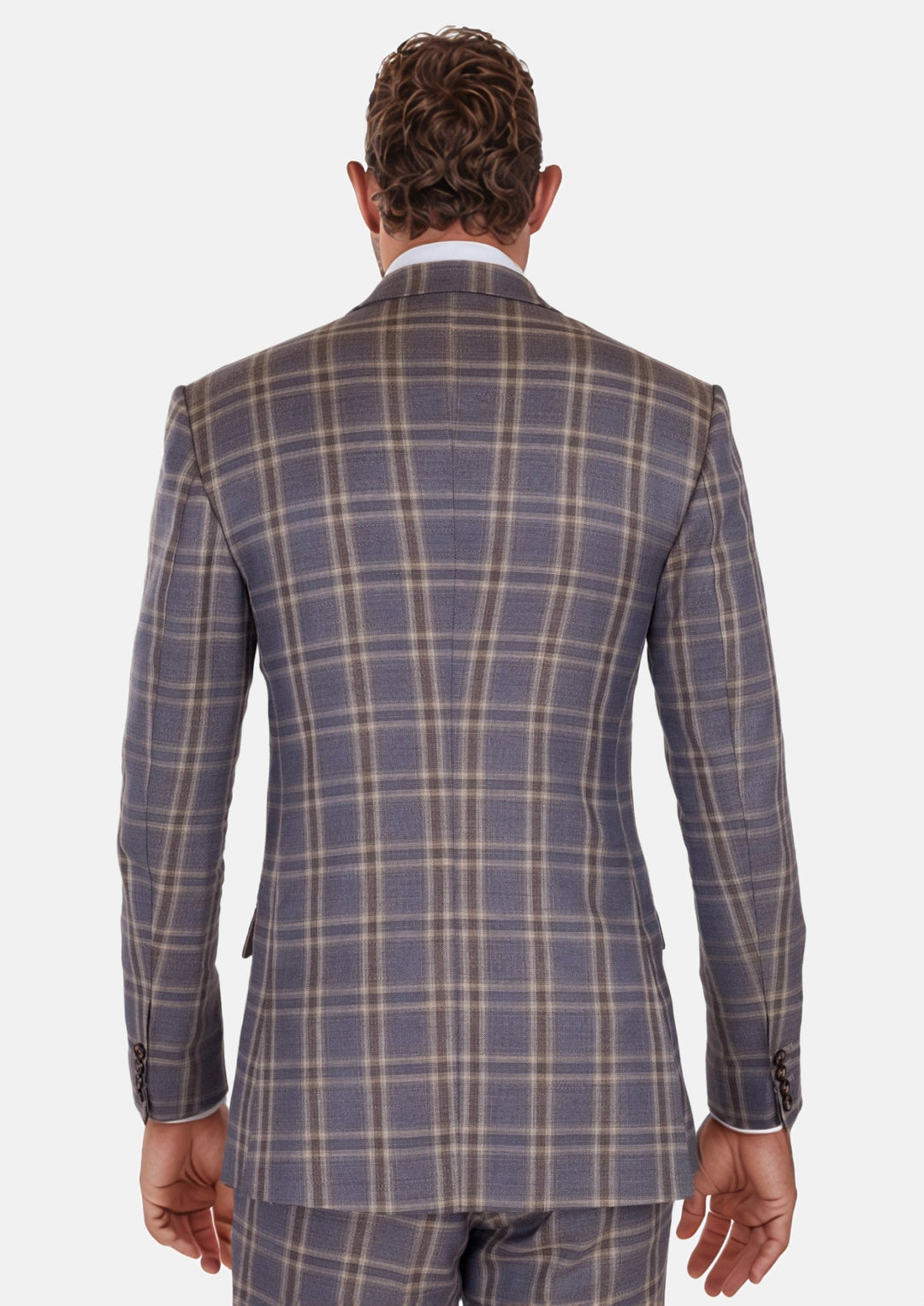 Cincinnati Lilac Checked Bamboo Suit - SARTORO