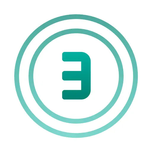 Number 3 in a teal circle on a white background
