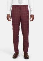 Claret Red Pants - SARTORO314