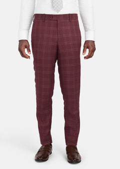 Claret Red Pants - SARTORO