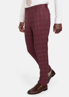 Claret Red Pants - SARTORO353