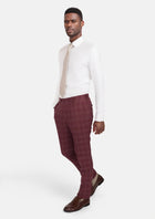 Claret Red Pants - SARTORO0