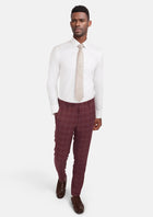 Claret Red Pants - SARTORO122