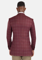 Claret Red Thompson Jacket - SARTORO45