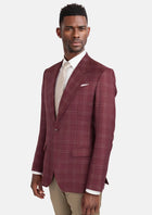 Claret Red Thompson Jacket - SARTORO419