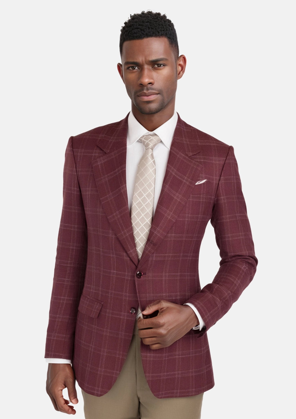 Claret Red Thompson Jacket36
