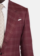 Claret Red Thompson Jacket - SARTORO774