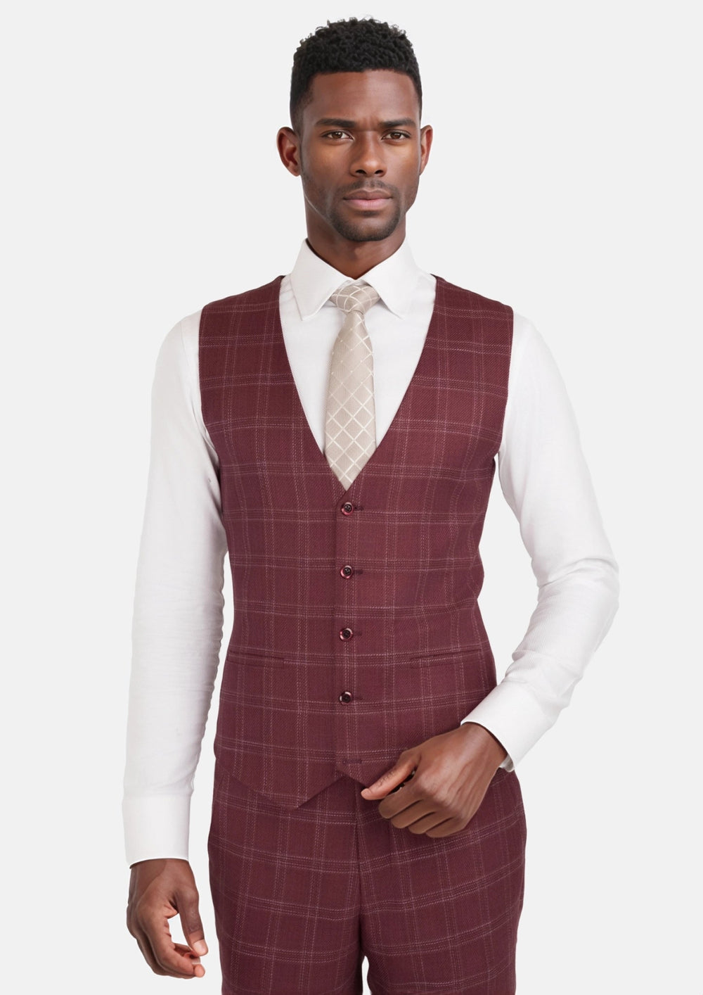 Claret Red Vest7