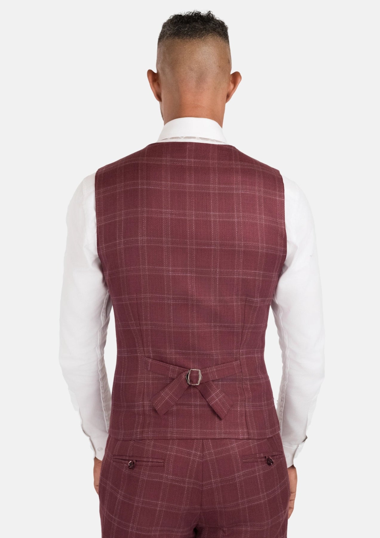 Claret Red Vest - SARTORO