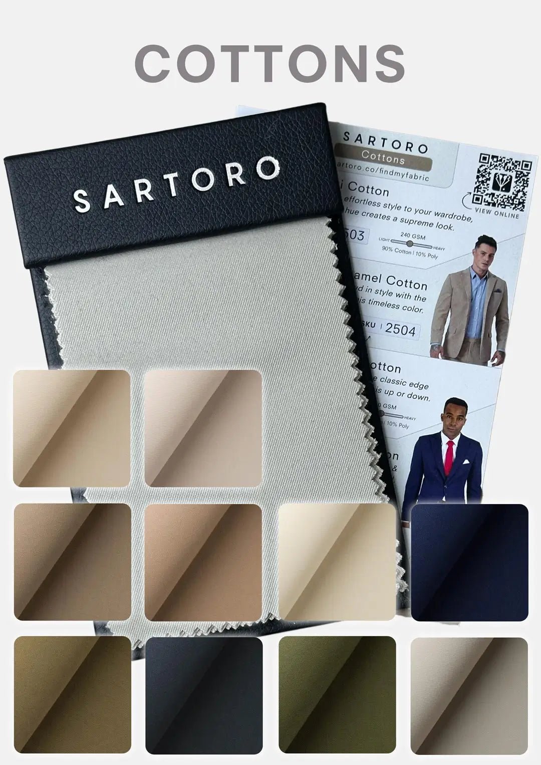 Classic Cottons Swatch Set - SARTORO