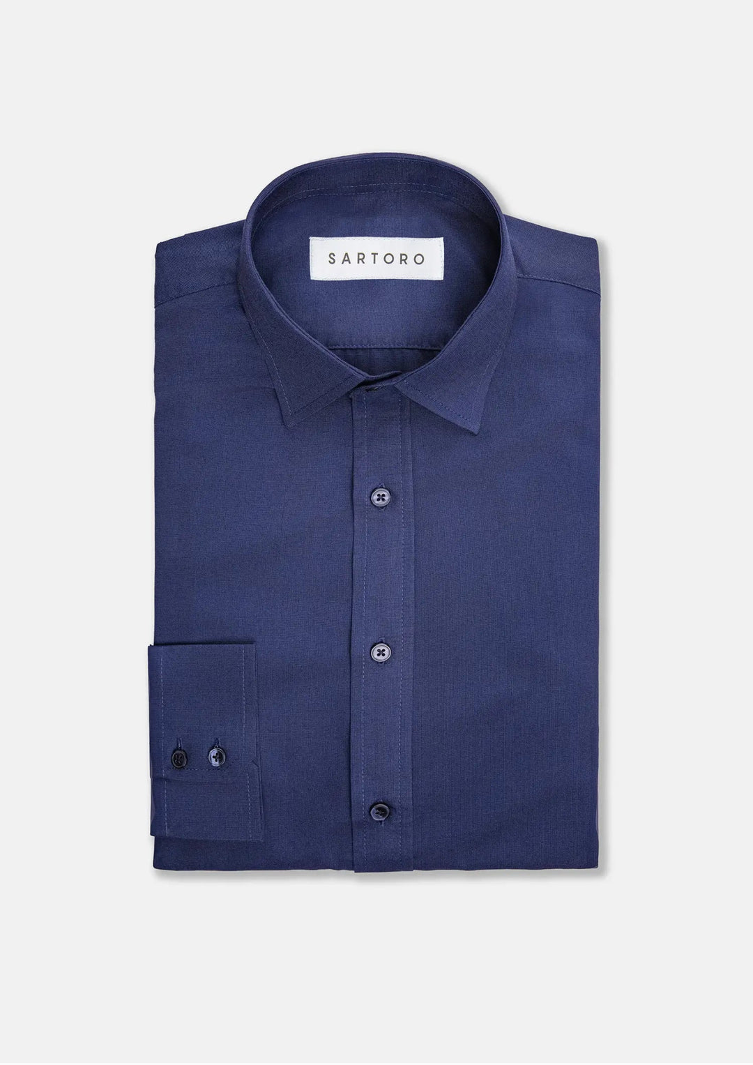 Cobalt Blue Micro Dobby Shirt - SARTORO