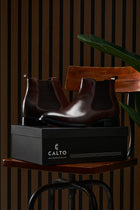 Coffee Brown Chelsea Boots - 2557