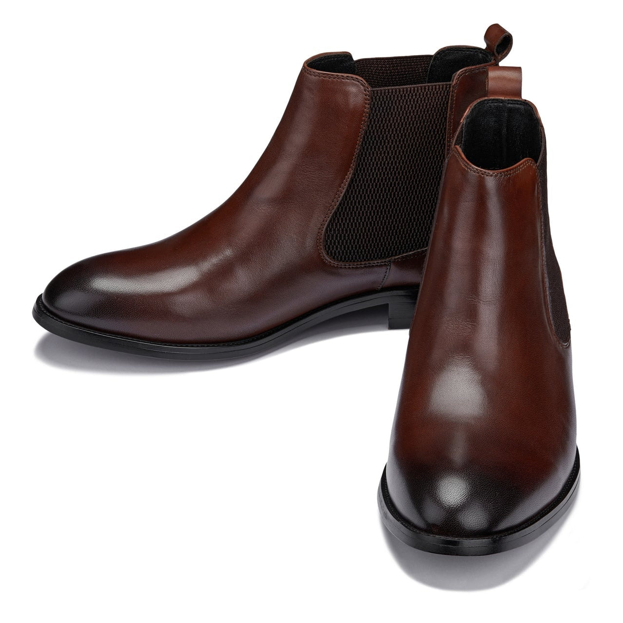 Coffee Brown Chelsea Boots - 2521