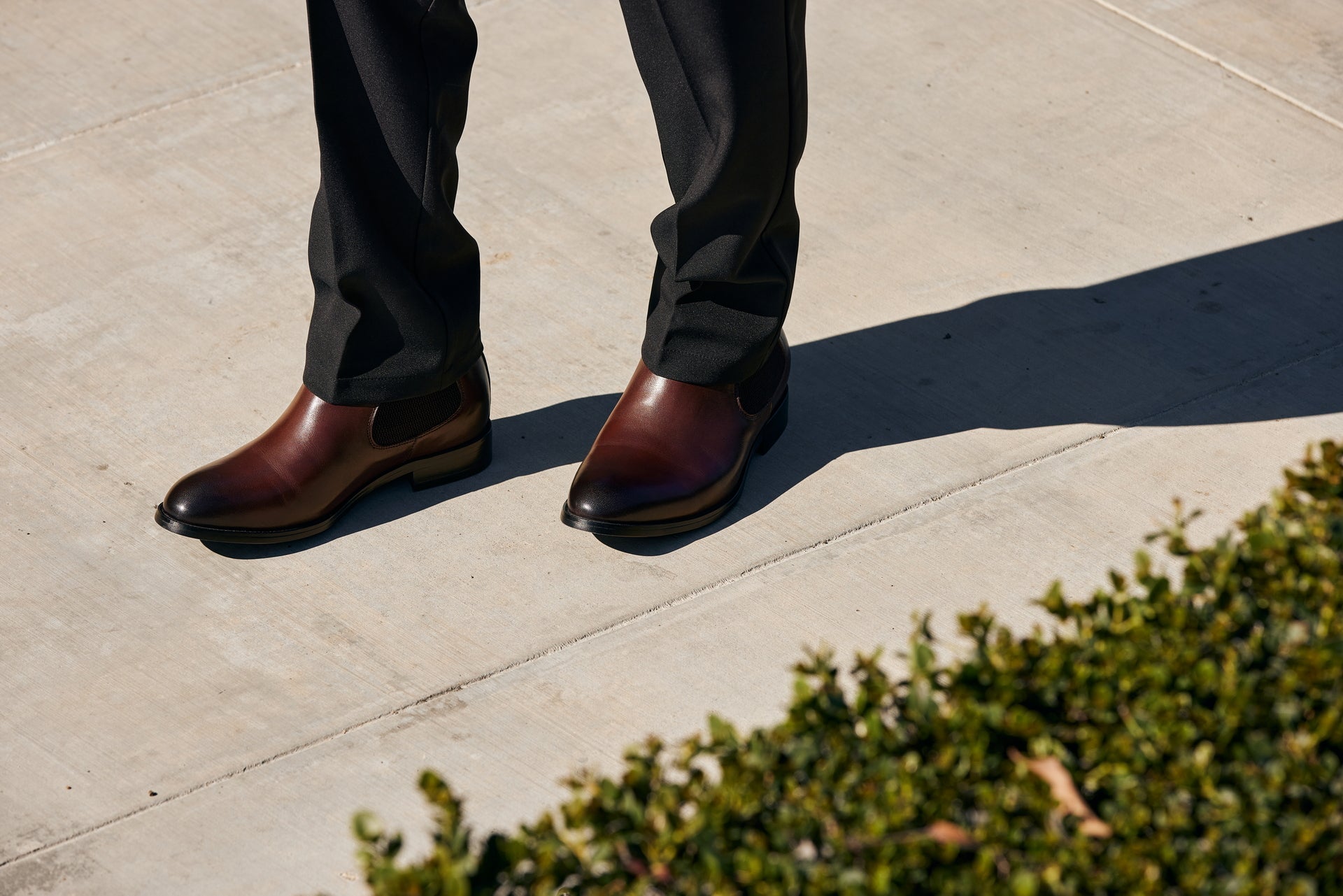Coffee Brown Chelsea Boots - 2146