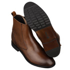 Coffee Brown Zipper Boot - 2789