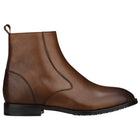 Coffee Brown Zipper Boot - 2513