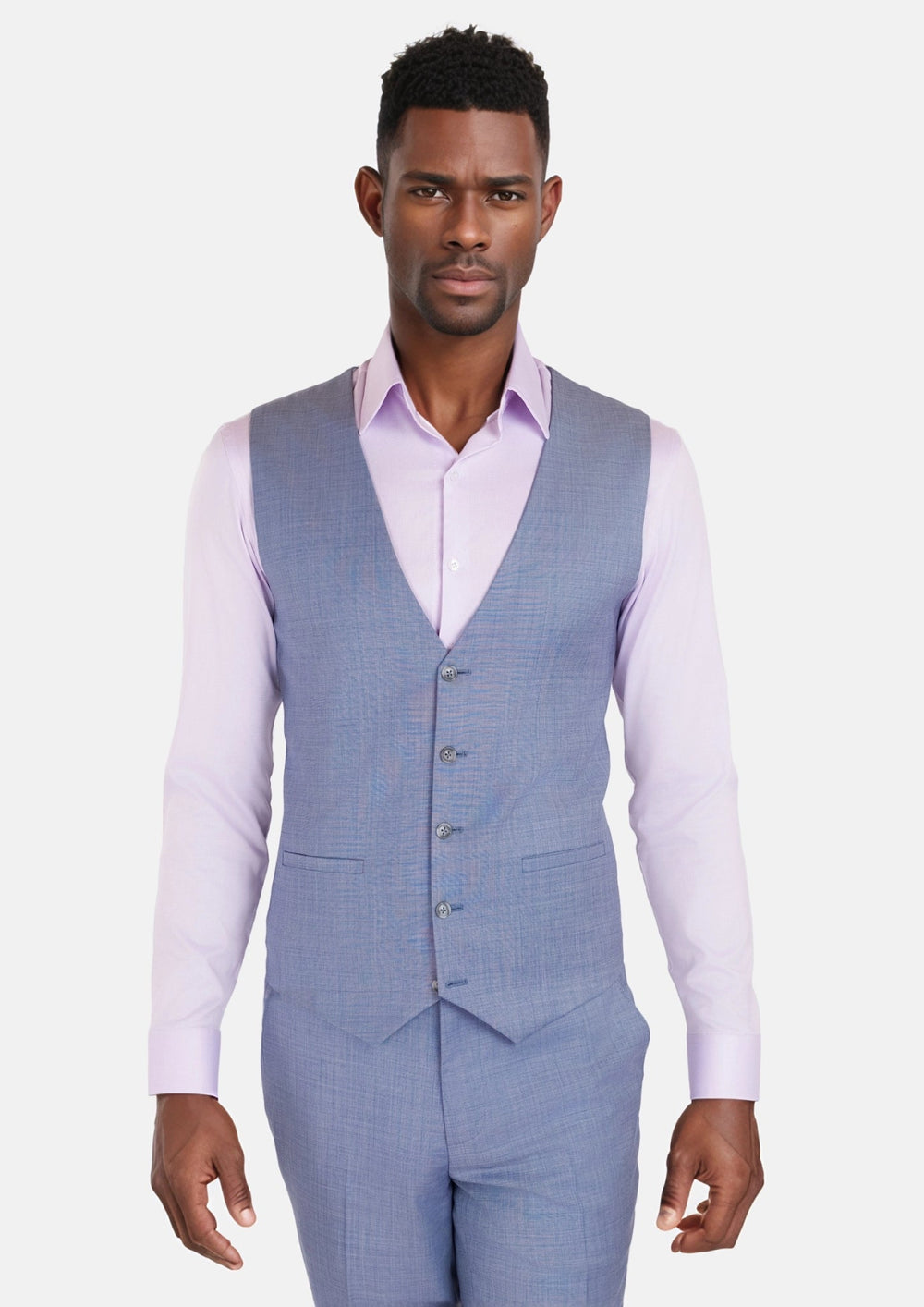 Columbia Blue Sharkskin Vest244