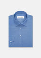 Cornflower Blue Aloe Shirt - SARTORO
