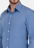 Cornflower Blue Aloe Shirt - SARTORO