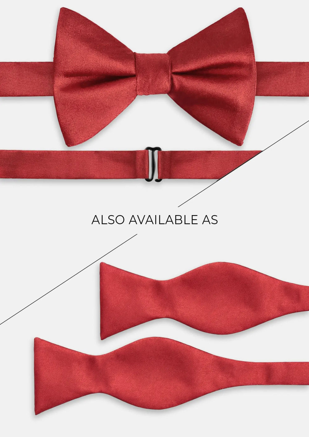 Crimson Red Tie133