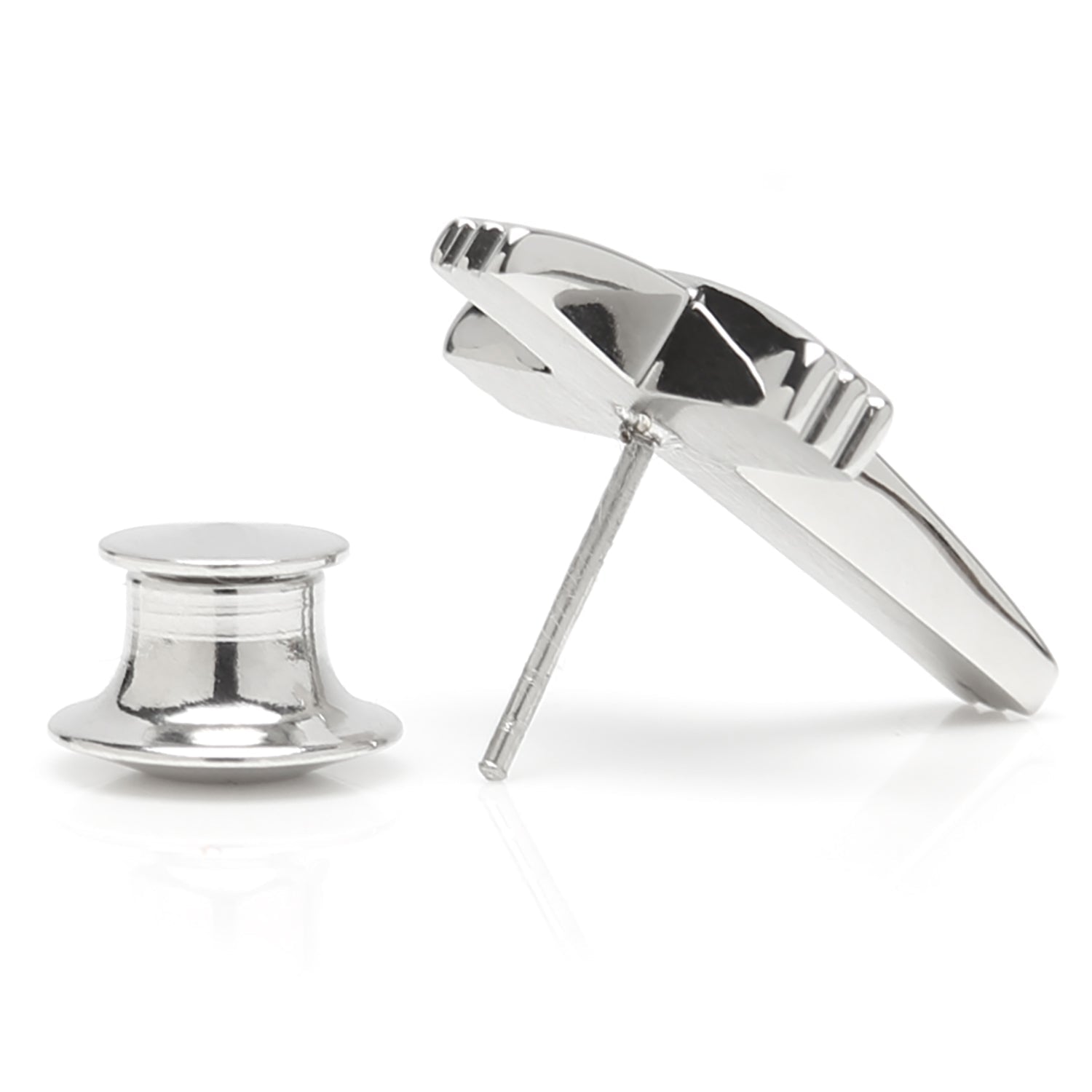 Cross Stainless Steel Lapel Pin - SARTORO655